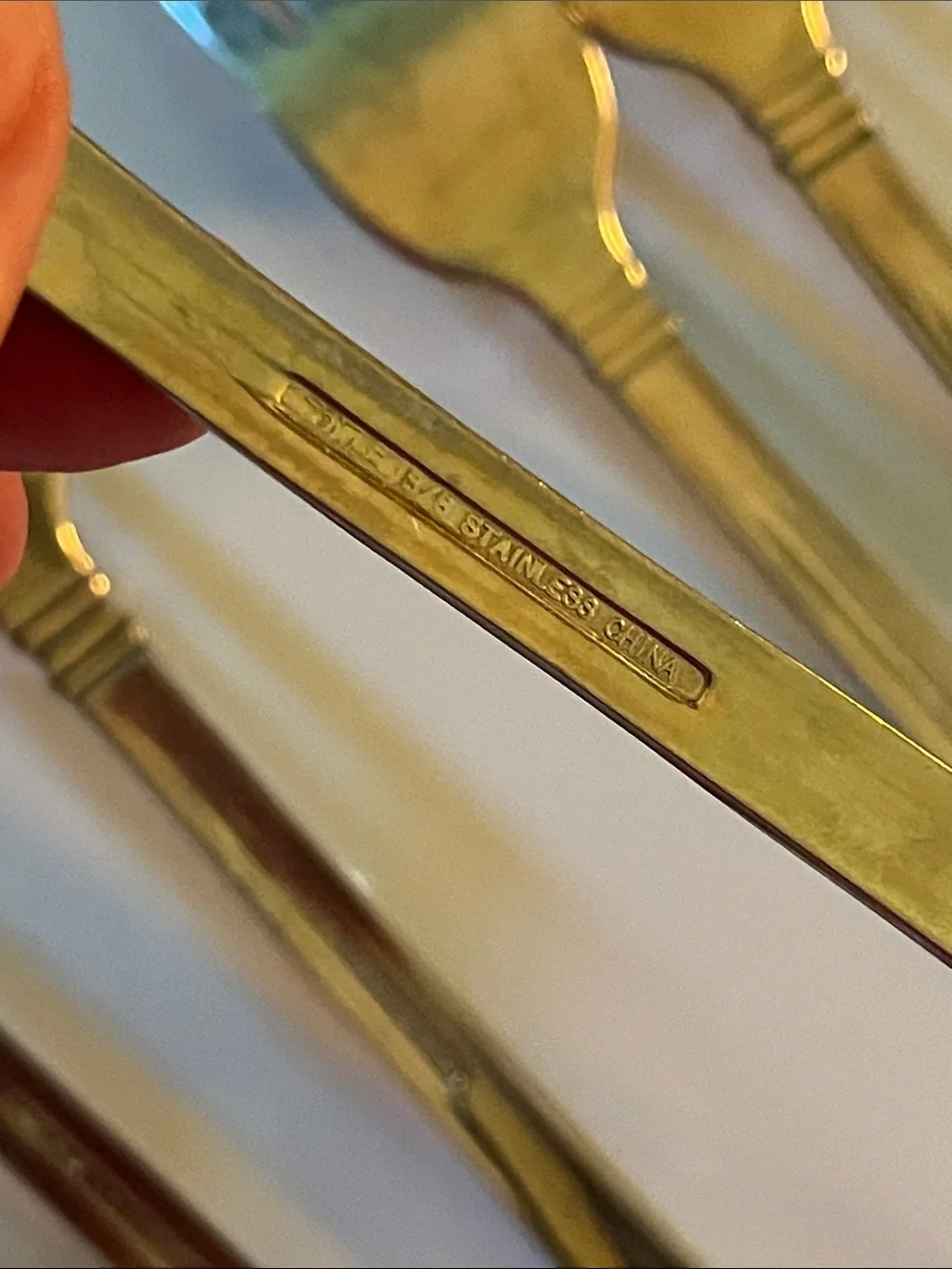 Towle Classique Bands 18/8 glossy stainless flatware set of 5 dinner forks VGUC